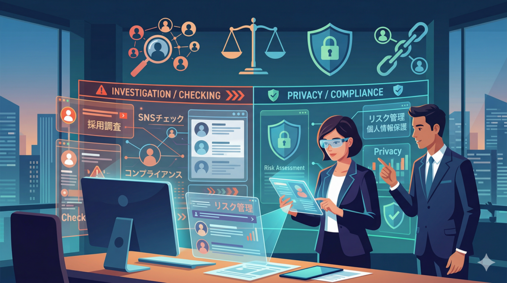 採用前のSNSチェックはどこまで可能？企業の採用調査の注意点