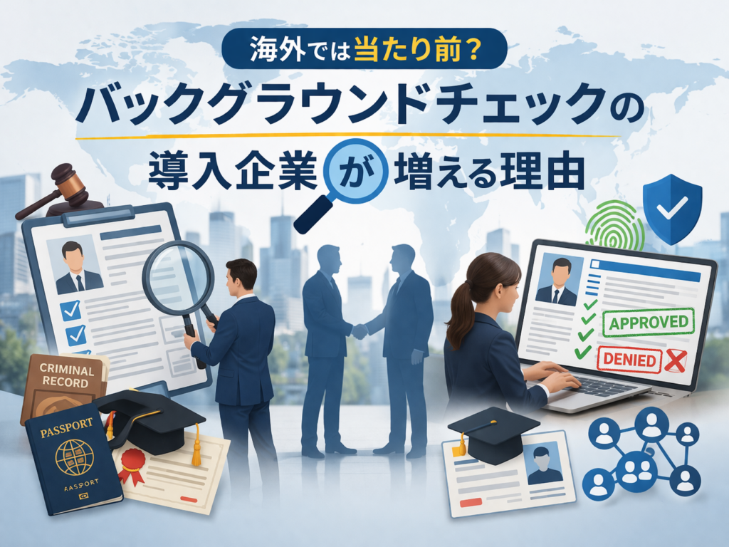 バックグラウンドチェックが増える理由